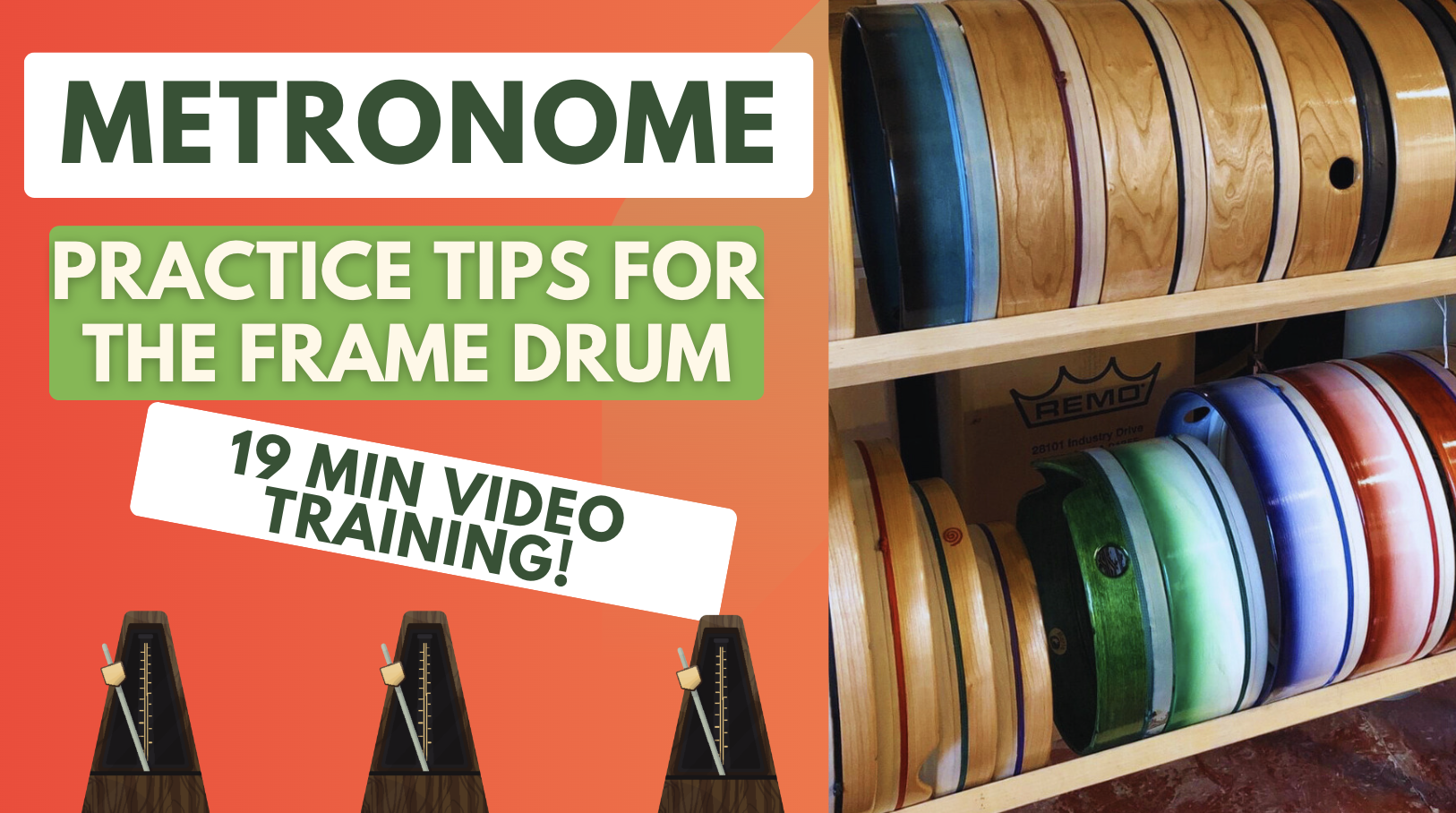 METRONOME PRACTICE TIPS & VIDEO TRAINING! Marla Leigh Frame Drums, World Percussion, Flutes